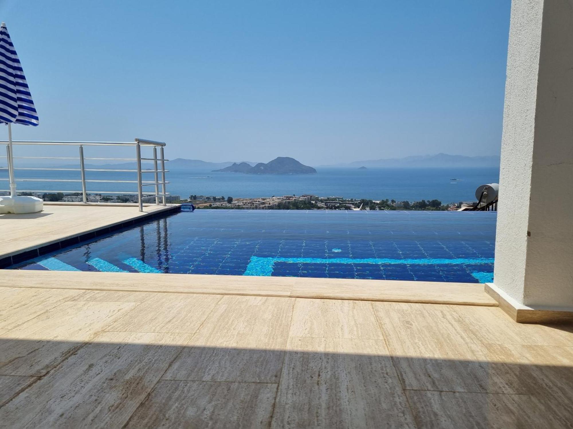 Bodrum Eason Villa & House 350M2 Full Sea View With Private Infinity Pool 외부 사진