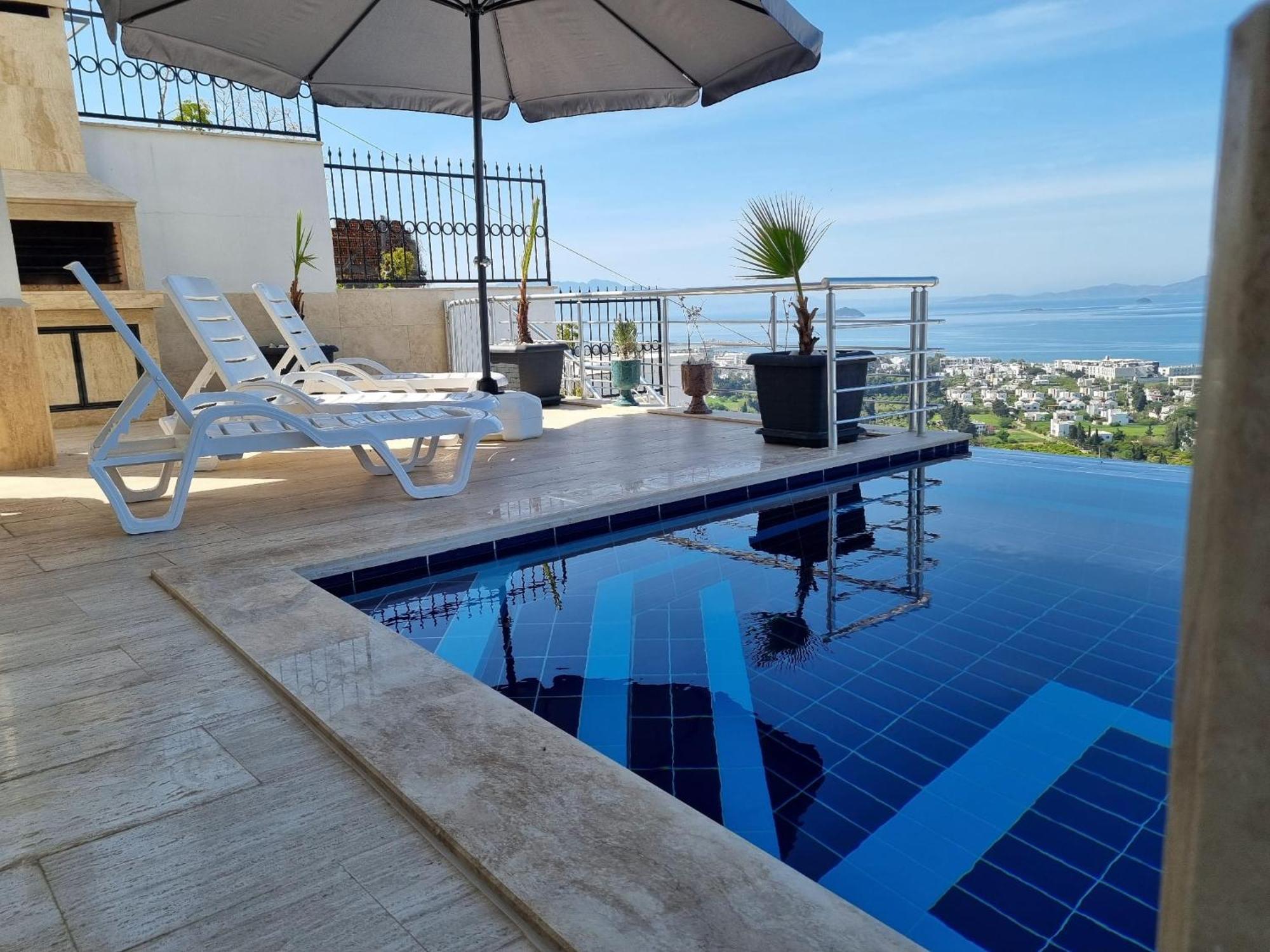 Bodrum Eason Villa & House 350M2 Full Sea View With Private Infinity Pool 외부 사진