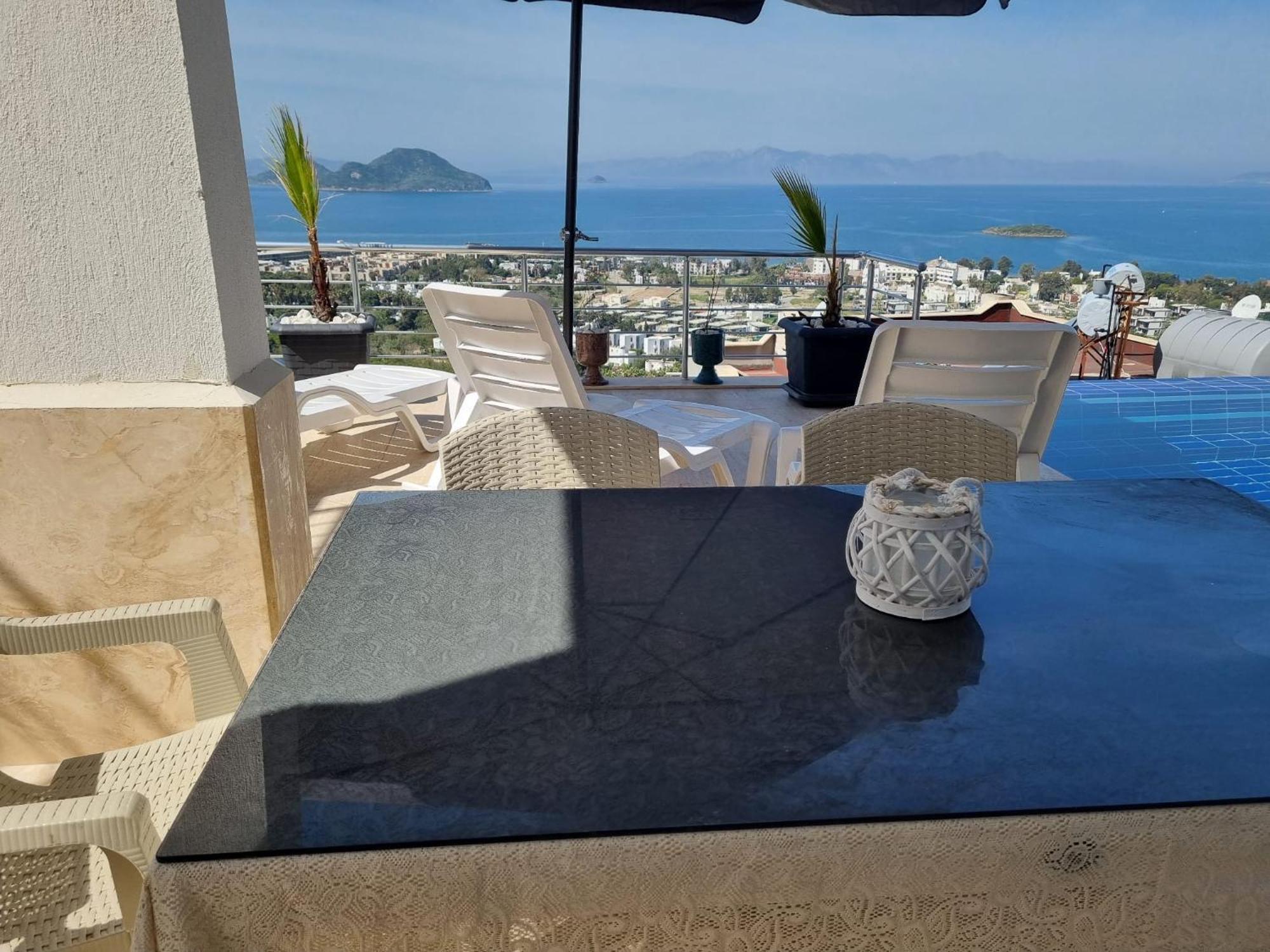 Bodrum Eason Villa & House 350M2 Full Sea View With Private Infinity Pool 외부 사진